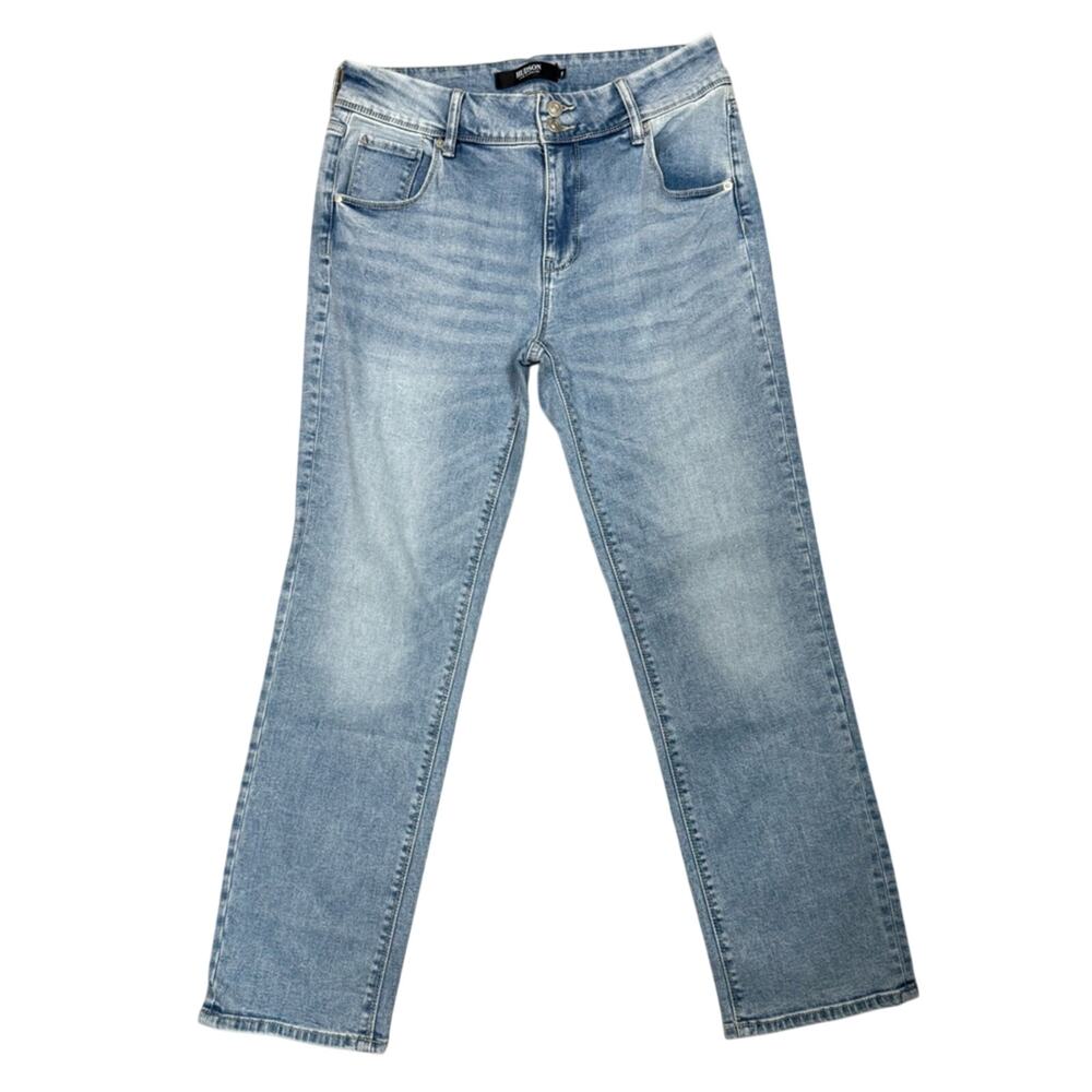 Hudson Women's Size 8/29 Light Wash Straight Leg Jeans - Mid Rise - High Quality